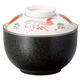 アースモス 煮物碗 黒結晶赤絵花鳥小煮物碗 (2個入) utw-27611656（直送品）