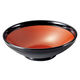 アースモス 越前椀 [A]越前鉢 黒内朱天黒6.5寸 (3個入) utw-72316936（直送品）