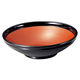 アースモス 越前椀 [A]越前鉢 黒内朱天黒8.5寸 (2個入) utw-72318936（直送品）