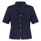 サーヴォ オーバーブラウス 半袖 レディース 制服 事務服 ネイビー 11号 GOBL-2602-K3 1着（直送品）