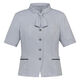 サーヴォ オーバーブラウス 半袖 レディース 制服 事務服 パウダーブルー 13号 GOBL-2602-K1 1着（直送品）