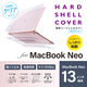 ナカバヤシ MacBook Neo 13インチ用 ハードシェルカバー クリア SZC-MBN1301CL 1個