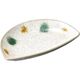 陶里 小皿 彩流し半月小皿 (7個入) tri-300334433（直送品）