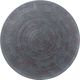 陶里 中皿 いぶし銀巻丸プレート24cm (1個入) tri-300804303（直送品）