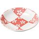 陶里 小皿 市松桜 赤3.0皿 (17個入) tri-301635331（直送品）