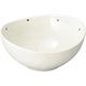 陶里 小鉢 粉引ドット楕円3.5鉢 (9個入) tri-301638215（直送品）