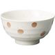 陶里 多用丼 白結晶ドット5.5多用丼 (5個入) tri-301648519（直送品）