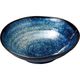 陶里 中鉢 藍白霧平鉢 (6個入) tri-302011207（直送品）