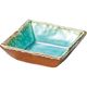 陶里 小鉢 エメラルド正角皿（小） (8個入) tri-302815722（直送品）