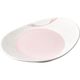 陶里 小皿 流水ラスター楕円小皿（ピンク） (3個入) tri-304034504（直送品）