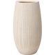 陶里 花器 白釉立線花入 (1個入) tri-304387708（直送品）