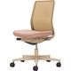 【組立設置込】コクヨ モネット 背メッシュ 肘無 ランバー無 背座ツートン ウレタンキャスター ソフトベージュ×アッシュピンク 1脚（直送品）