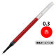 パイロット ジュースアップ用替芯 0.3 レッド LP3RF-12S3-R 1本