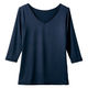住商モンブランインナーレディス　７．２分袖　ネイビー　OM901-92_M（直送品）