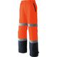 Asahicho（旭蝶繊維） E78200 高視認パンツ（ノータック） 蛍光オレンジ 6L 1枚（直送品）