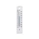 佐藤計量器製作所 カラー寒暖計ミルノ （広告用） ホワイト 1セット（6セット） 61-0096-74（直送品）