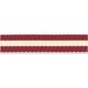丸進 4404 ストライプグログランリボン 幅15mm (小豆色・薄ベージュ) sgr4404-15-008 1ロール(30m)（直送品）