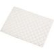 パール金属 水洗いできる ランチョンマット ダークカラー 44×30cm ホワイト 198113 1個（直送品）
