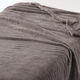 無印良品 再生ポリエステル　あたたかファイバー厚手毛布 Ｓ １４０×２００ｃｍ ダークベージュ  良品計画