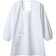住商モンブラン カッポウ型給食衣 児童用 長袖 白 PV401-2 3号 1枚