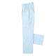 KAZEN レディススラックス 医療白衣 サックスブルー（水色） 3L 163-21（直送品）