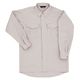 ミドリ安全 作業服 男性用 春夏 長袖 シャツ GS2371 5L シルバーグレー 3120091909 1点（直送品）