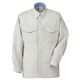 ミドリ安全 作業服 春夏 長袖 シャツ 帯電防止 RCS2471 4L シルバーグレー 3120154408 1点（直送品）