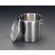 エスコ φ330x330mm/20L 取手付タンク(ステンレス製) EA508SF-2 1個（直送品）