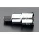 エスコ 1/2”DR/19x100mm [INHEX]ビットソケット EA618CT-119 1セット(3個)（直送品）