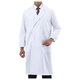 アズワン アズラボ白衣 ダブル(男性用) M AL-MW 1枚 1-3284-02　白衣　ドクターコート　メンズ（直送品）