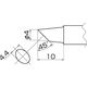 白光 こて先 4BC型 面のみ T20-BCF4 1本(1個) 400-3951（直送品）