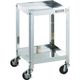TRUSCO ステンレスワゴン クリーンラビット 75φ導電車SUS金具 360×360×H880 3段 CRB-933SD 1台（直送品）