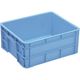 岐阜プラスチック工業 RISU ボックス型コンテナ 132433 B型プラテナーBー40 青 B-40 B 1個 411-0374（直送品）