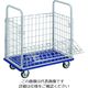 トラスコ中山 TRUSCO プレス製台車 ドンキーカート 金網付740×480 107N 1台 414-5054（直送品）