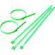 トラスコ中山 TRUSCO カラーインラインケーブルタイ緑9.0×255最大74 100本入 TFCVR-255GN 1袋(100個)（直送品）