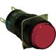 IDEC φ16丸形照光押しボタンスイッチ AL6M-M14R 1個 418-3304（直送品）