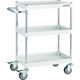 トラスコ中山 TRUSCO ツールワゴン ファルコンワゴン 600×400 ウレタン車輪 ホワイト FAW-963U-W 1台 416-4687（直送品）