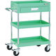 TRUSCO ツールワゴン ファルコンワゴン750X500 1段浅引出付 ゴム車輪 ヤンググリーン FAW-973Z-YG 1台（直送品）