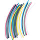 PANDUIT 熱収縮チューブ カラーコンビネーションパック 1S(袋)=7本入 HSTT100-YK1 1セット(7本)（直送品）