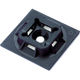 PANDUIT マウントベース アクリル系粘着テープ付き 耐候性黒(100個入) ABM100-AT-C0 1袋(100個)（直送品）