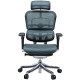 【軒先渡し】 エルゴヒューマン プロ ハイタイプ オフィスチェア エラストメリックメッシュ 肘付 ブルー EHP-HAM 1脚（直送品）