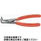 KNIPEX 軸用精密スナップリングプライヤー 曲(SB) 4921ーA21 1丁（直送品）