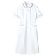 住商モンブラン ナースワンピース（半袖） 医療白衣 白/ネイビー LL 73-1838（直送品）