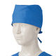 ＫＡＺＥＮ 手術帽子・後ろヒモ式（2枚入） 197-91 ブルー フリーサイズ 医療介護現場向け雑貨 　（直送品）