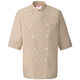 KAZEN 男女兼用コックシャツ ベージュ 421-72 -M 1着