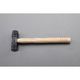 エスコ 420g/φ32x310mm ゴムハンマー EA575WV-1 1セット(4本)（直送品）