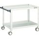 トラスコ中山 TRUSCO ツールワゴン バーディワゴン 750×500×H600 ウレタン双輪 ホワイト BDW-672D-W 1台（直送品）