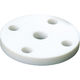 フロンケミカル フッ素樹脂(PTFE)フランジ 20A×10K×RC3/8 NR1405-016 1個(1枚) 440-4751（直送品）