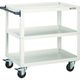 トラスコ中山 TRUSCO ツールワゴン イーグルワゴン 600X400XH880 4輪自在 ホワイト EGW-963J-W 1台（直送品）