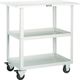 トラスコ中山 TRUSCO ツールワゴン イーグルワゴン 600X400XH880 天板付 ホワイト EGW-962T-W 1台（直送品）